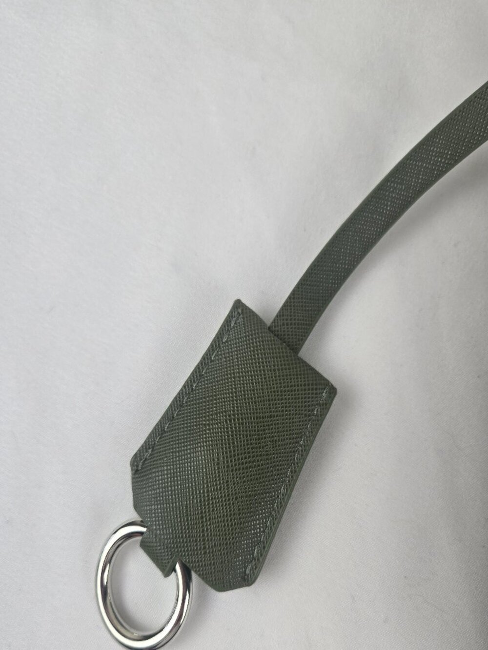 Olive Green NYlon Crossbody Bag Removable Pouch Canvas Adjustable Strap Chain - Picture 6 of 15